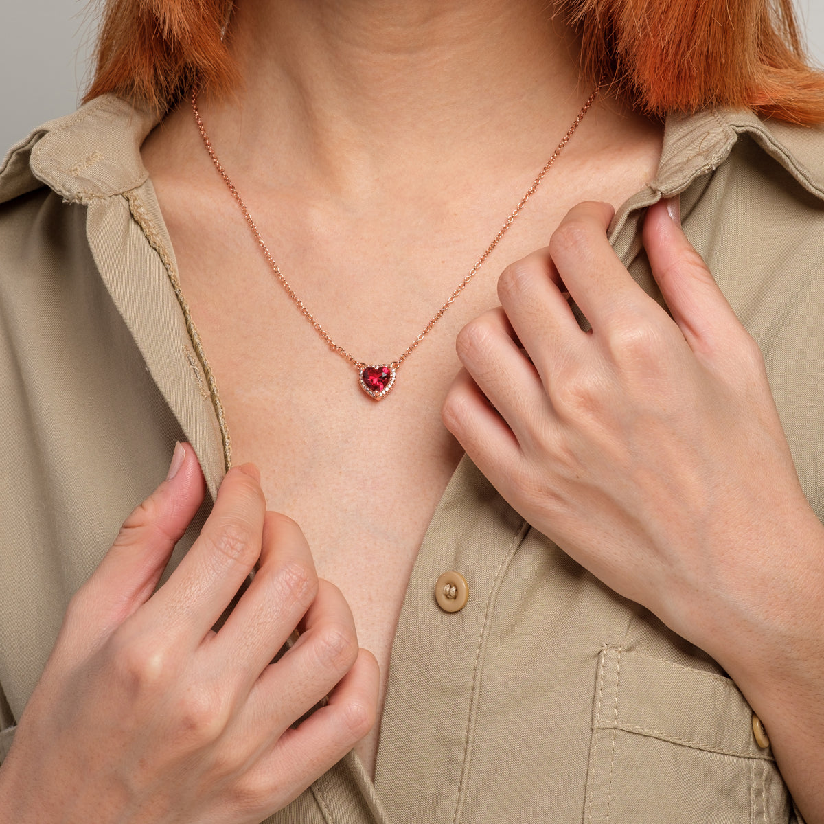 Ruby Elisia Pendant