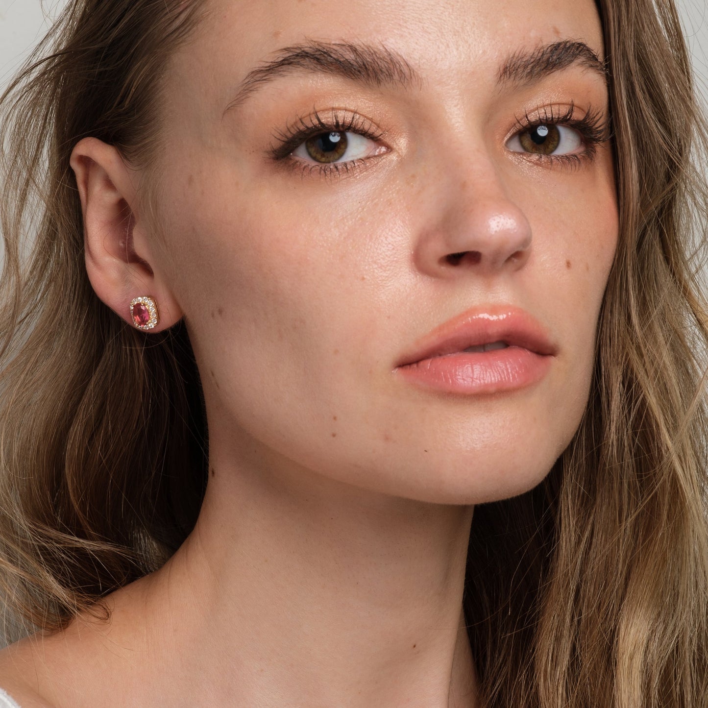 Ruby Dazzle Studs