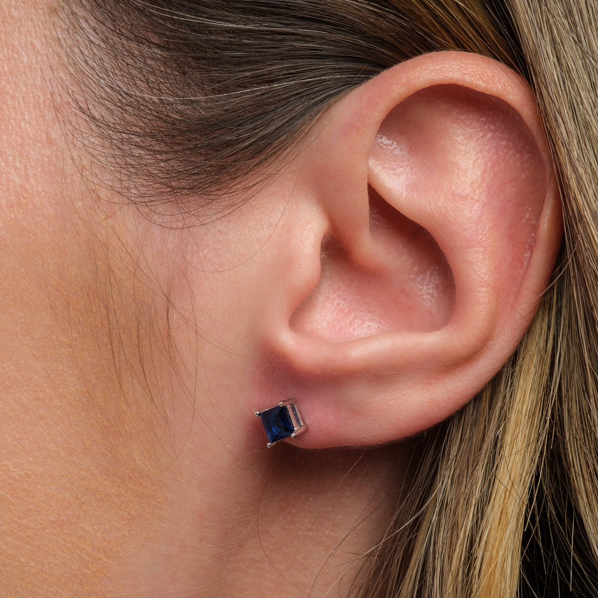 Sapphire Princess Studs